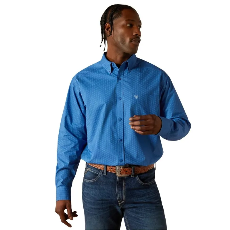 Mns Stratford Git Shirt Blue