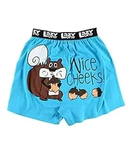 Lazyone Funny Animal Boxers Novelty Boxer Shorts Squirrel Design X-large