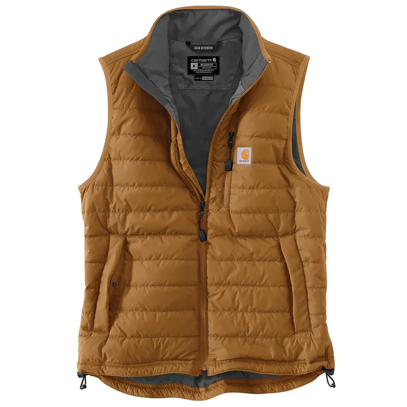Rain Defender Relaxed Fit Lightweight Insulated Vest - Xl Regular - Carhartt Brown