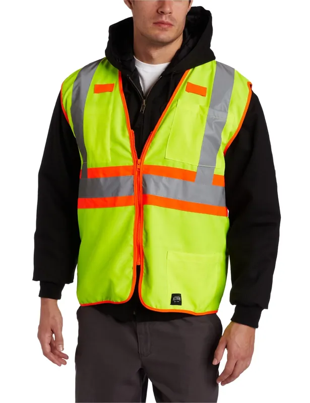 Hi Vis Solid Vest Class 2