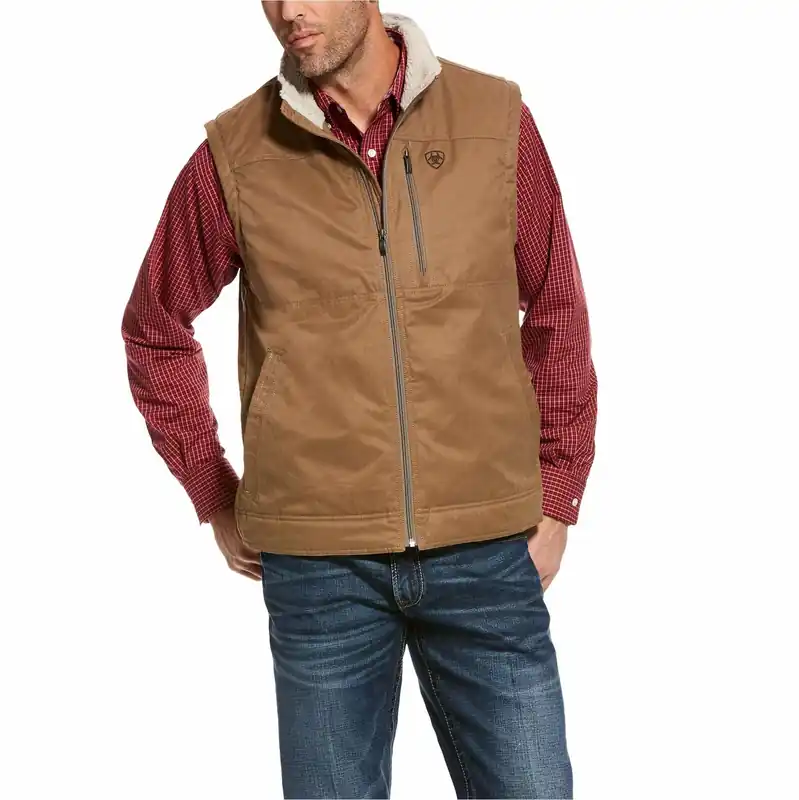 Mns Grizzly Canvas Vest Cub