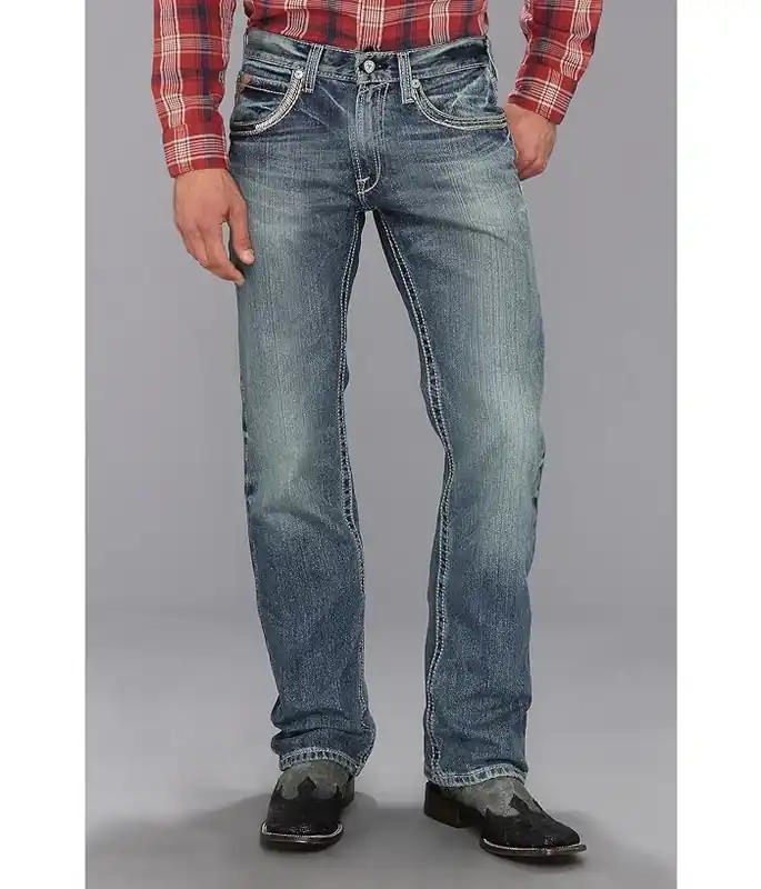 M5 Slim Gambler Stackable Straight Leg Jeans For Men - 40w X 34l