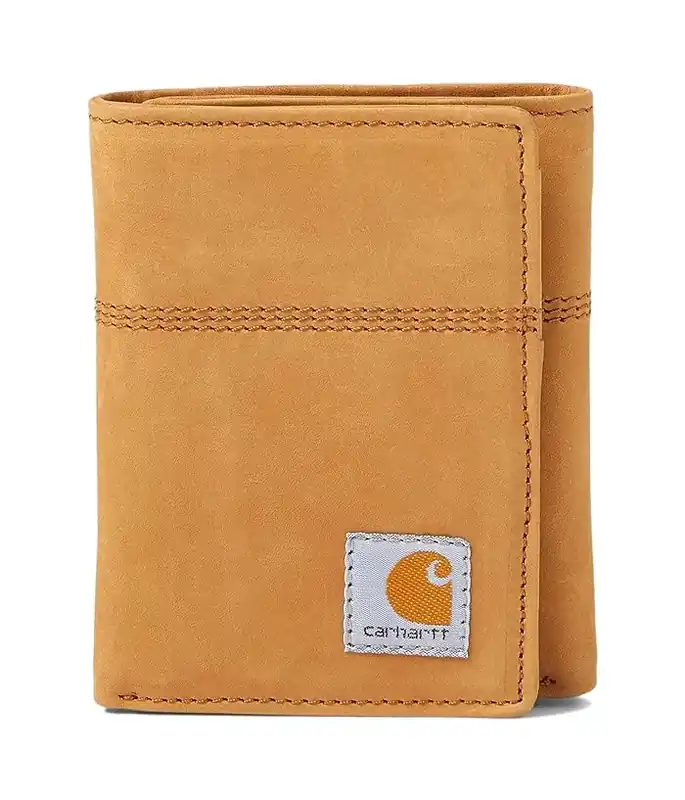 Men‘s Carhartt Legacy Trifold Full Grain Leather Wallet - Durable And Stylish