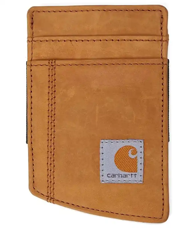 Saddle Leather Front Pocket Wallet - Durable, Stylish, Compact Design