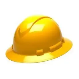 Hp54130 Yellow Ridgeline Full Brim Hard Hat With 4 Point Ratchet Suspension