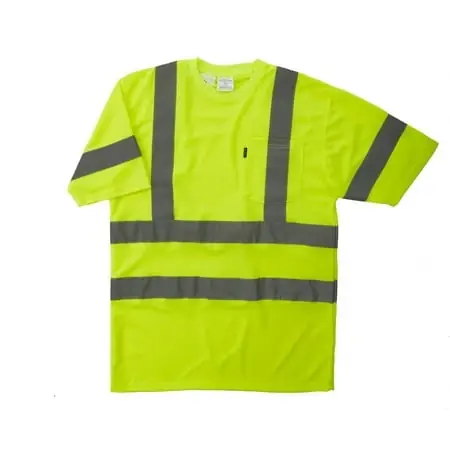 High Visibility Waffle Knit T-shirt, 2x Large, Safety Apparel