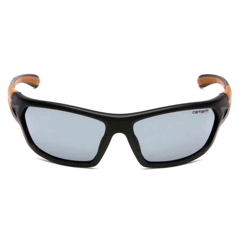 Carbondale Safety Glasses, Gray Lens/black & Tan Frame