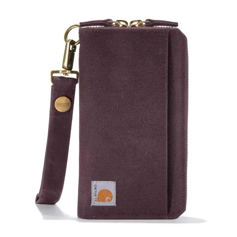 Carh Duck Clutch Wallet Wine