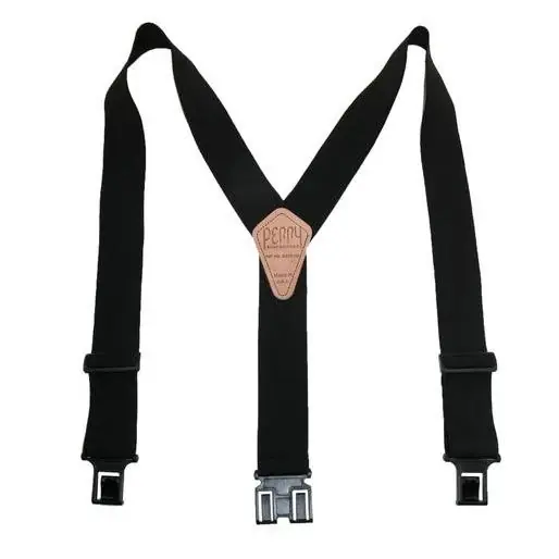 Perry Men‘s 2 Inch Regular Clip-on Work Suspenders - Tan Color