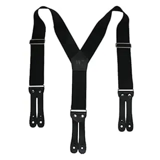 Elastic Button-end Y-back 2 Inch Work Suspenders For Men‘s Big & Tall Sizes