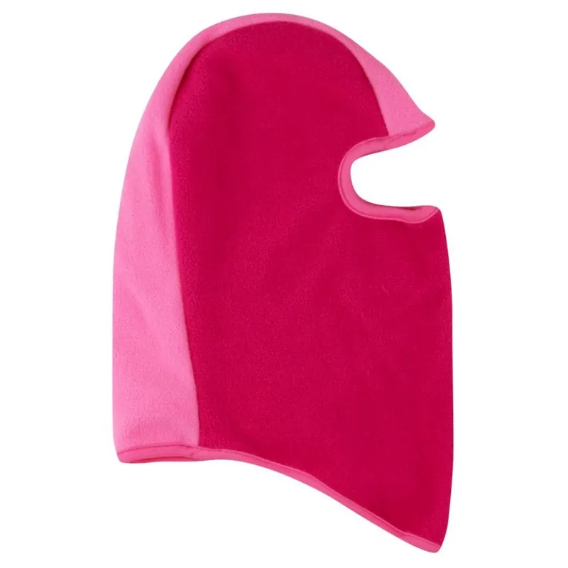 Color-block Fleece Balaclava For Girls - Fuchsia, Sizes 8-16