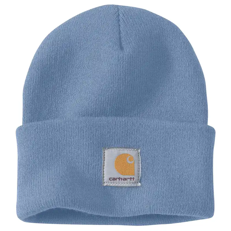 Knit Cuffed Beanie - 100% Acrylic, One Size, Model A18, Skystone Color