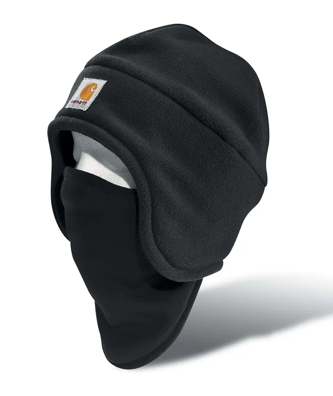 Fleece 2 In-1 Headwear, Black