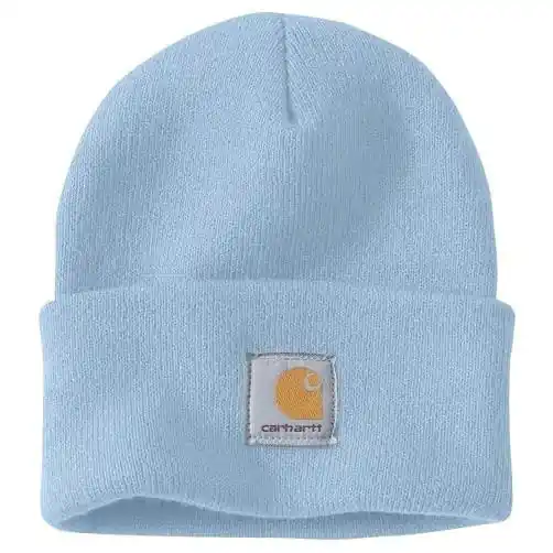 Acrylic Watch Hat -fog Blue