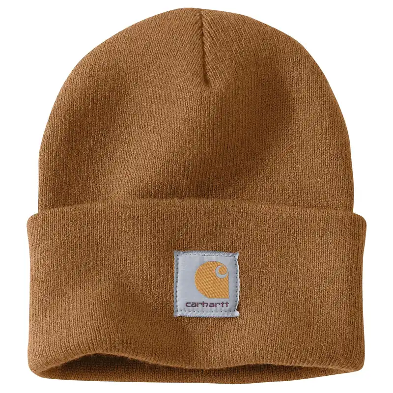 Watch Hat, Acrylic, Brown