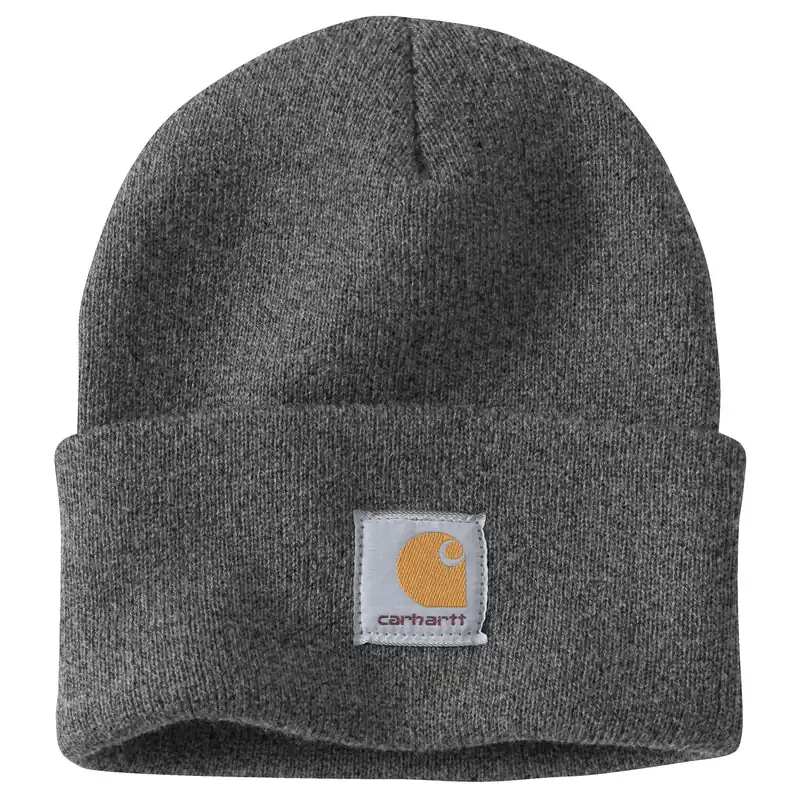 Watch Hat, Acrylic, Coal Heather Gray