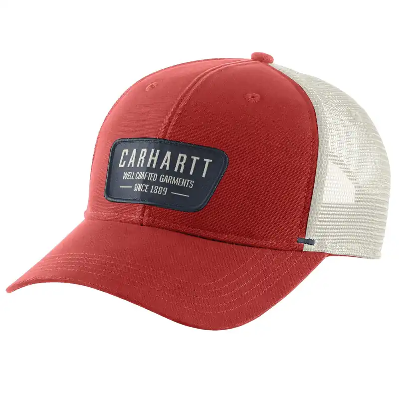 Canvas Mesh Back Crafted Patch Hat, Chili Pepper, One Size Fits All