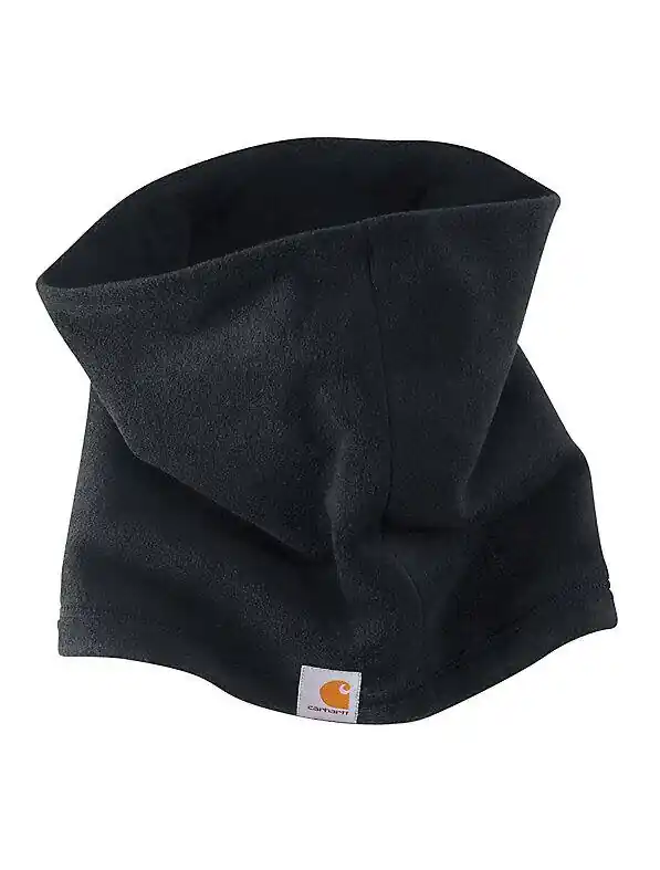Fleece Neck Gaiter, Black