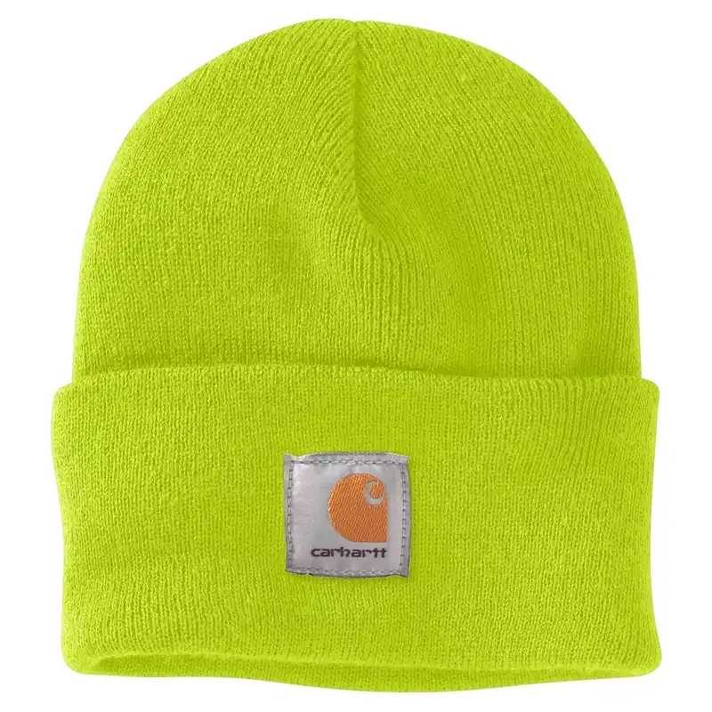 Watch Hat, Acrylic, Bright Lime