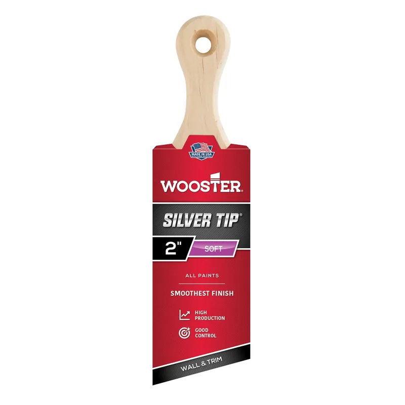 Silver Tip 2 In. Soft Angle Paint Brush