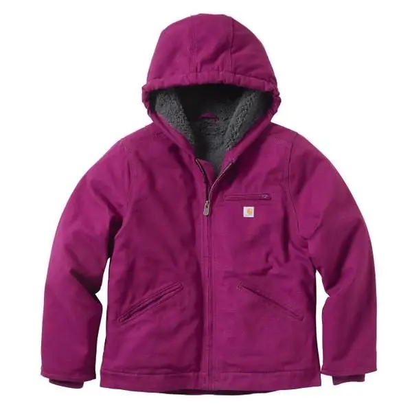Kid‘s Sierra Sherpa Lined Jacket - Large - Plum Caspia