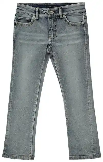 Girls Bootcut Denim Bleach Wash