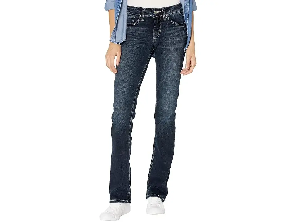 . Suki Mid Rise Slim Fit Bootcut Jeans Size 24-34 Indigo