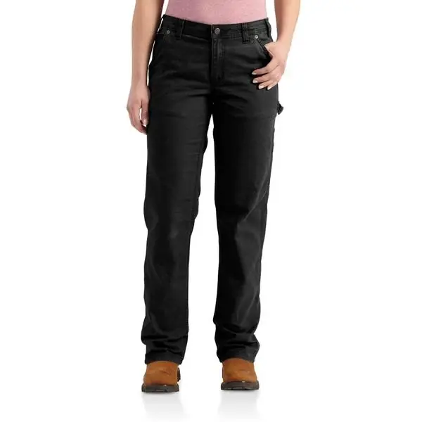 Women‘s Original Fit Crawford Pant - Size 8 Regular - Black Cotton/spandex