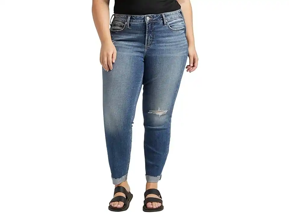 Plus Size Suki Mid-rise Slim Straight Leg Jeans W93455ecf311 Indigo