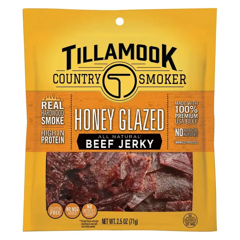 All Natural Honey Glazed Beef Jerky 2.5 Ounce Pack