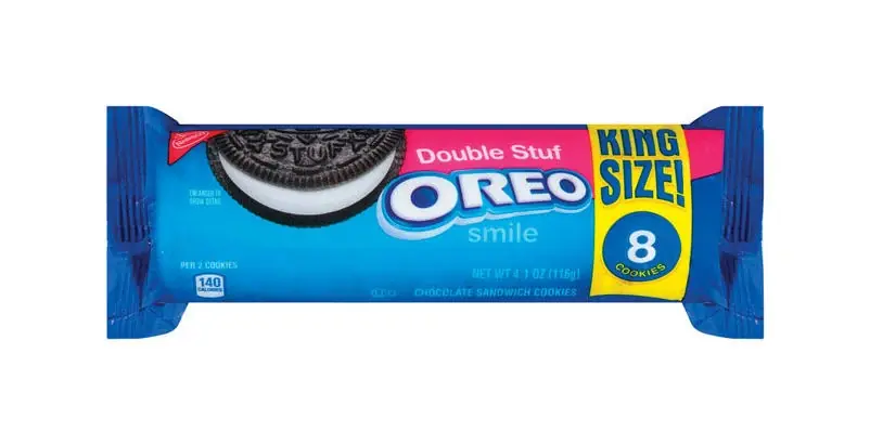 Oreo Double Stuf Chocalate Cookies 4.1 Oz Packet