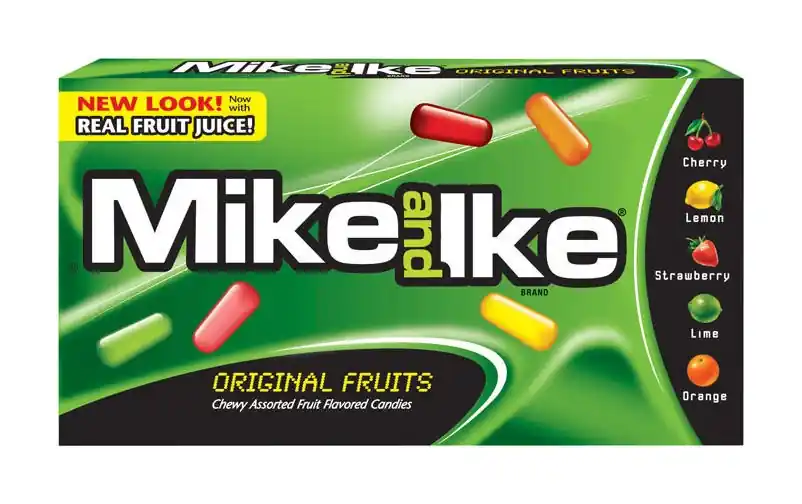 Mike And Ike Original Fruits Chewy Candy 4.25 Oz