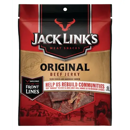 Original Beef Jerky 3.25 Ounce Bag - High Protein Snack