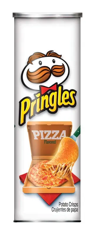 Pizza Chips 5.5 Oz Can - Deliciously Flavored Snack