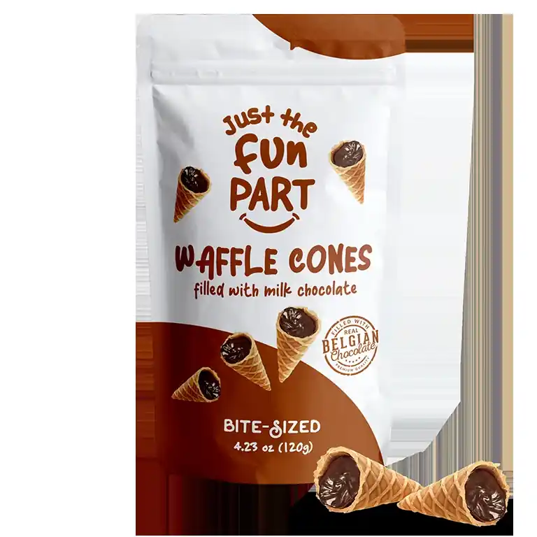 00396786 4.23 Ounce Milk Chocolate Waffle Cone Mini Treats
