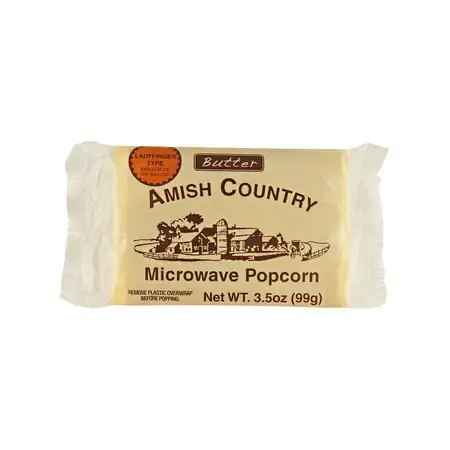 Ladyfinger Microwave Popcorn 3.5 Ounce Bags - 6 Count