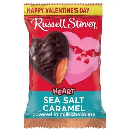 Sea Salt Caramel Chocolate Heart - 1.3 Ounce Gift Box