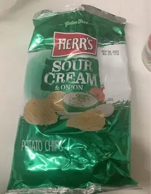 3.5 Ounce Herr‘s Sour Cream And Onion Potato Chips