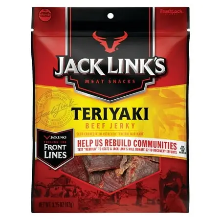 Teriyaki Beef Jerky 3.25 Ounce Pack - Savory Snack