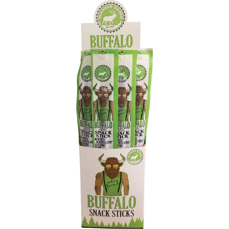 1 Oz. Buffalo Snack Sticks - Healthy High-protein Treat