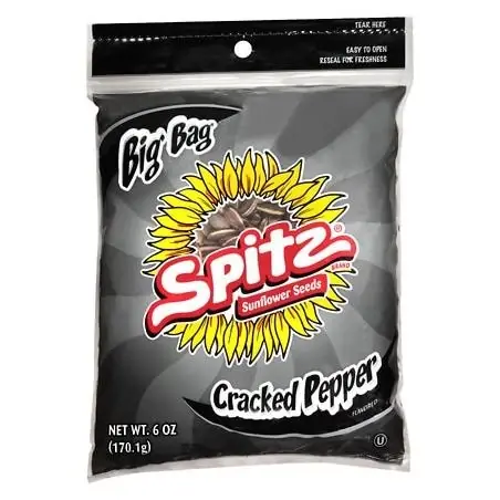 Spitz Sunflower Seeds Cracked Pepper - 6 Oz.