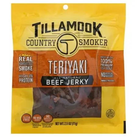 All Natural Teriyaki Beef Jerky, 2.5 Ounces - Premium Snack