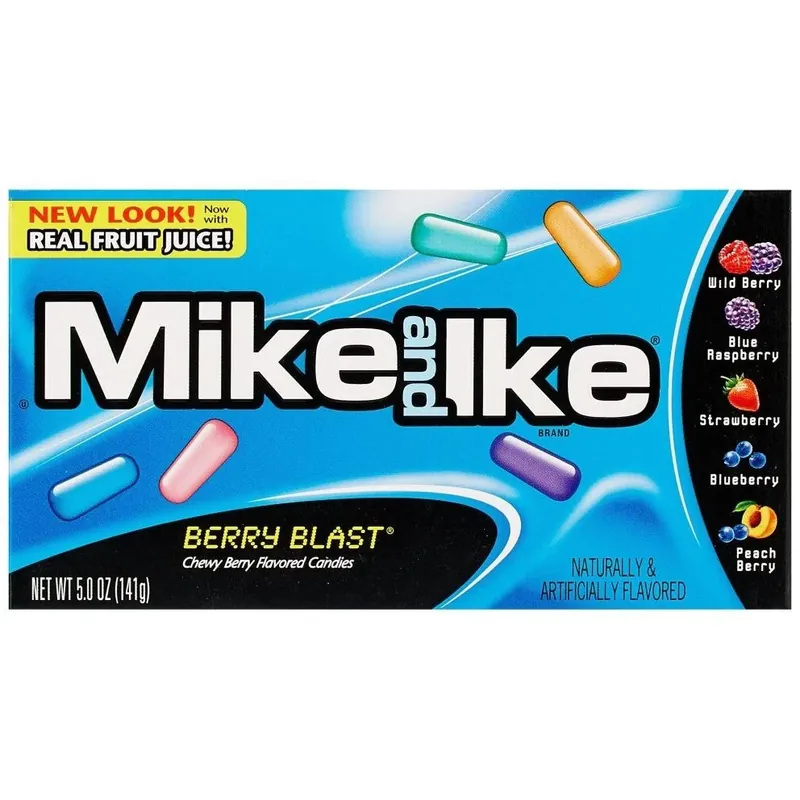 Mike And Ike Chewy Fruit Flavored Candies Berry Blast - 5.0 Oz