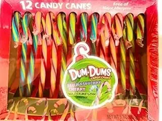 Dum Dums Candy Canes - 5.3 Oz