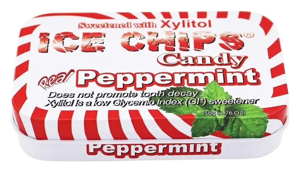 Peppermint 1.76 Oz Hand Crafted Xylitol Mints - Case Of 6