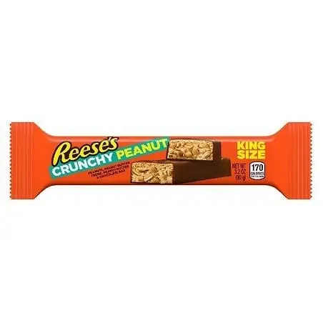 Crunchy Peanut King Size Bar - 3.2 Ounces Of Deliciousness