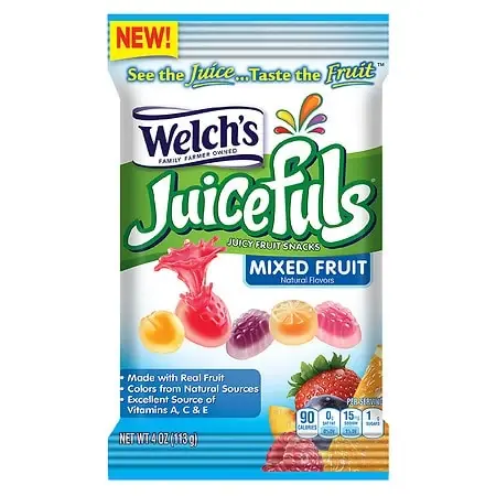 Juicefuls Mixed Fruit Juicy Fruit Snacks, 4 Ounces