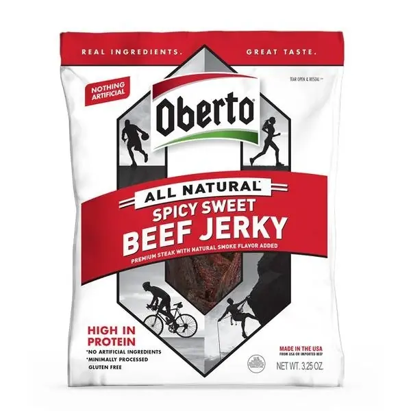 Oberto All Natural Beef Jerky Spicy Sweet