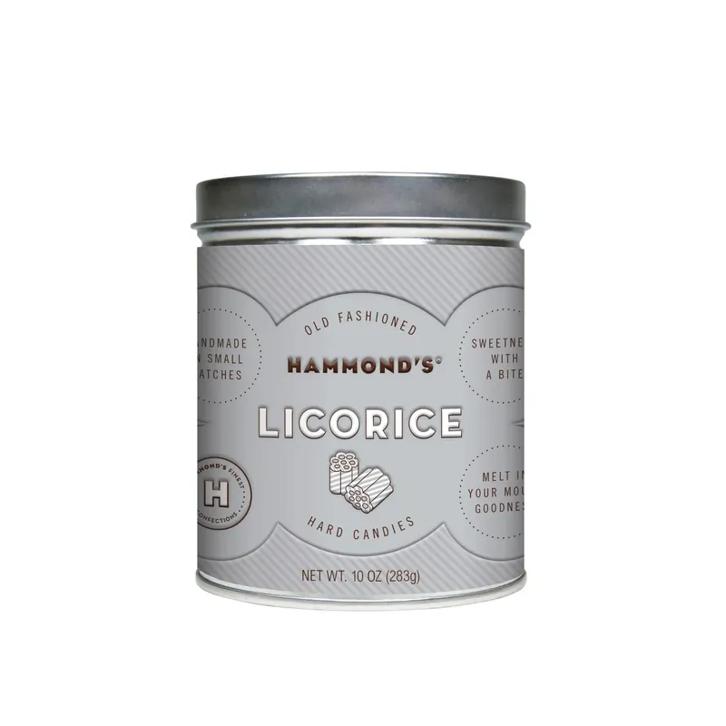 Old Fashioned Licorice Drops Tin - 10 Ounces Of Nostalgic Treats