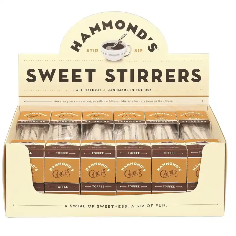 Natural Toffee Stirrer
